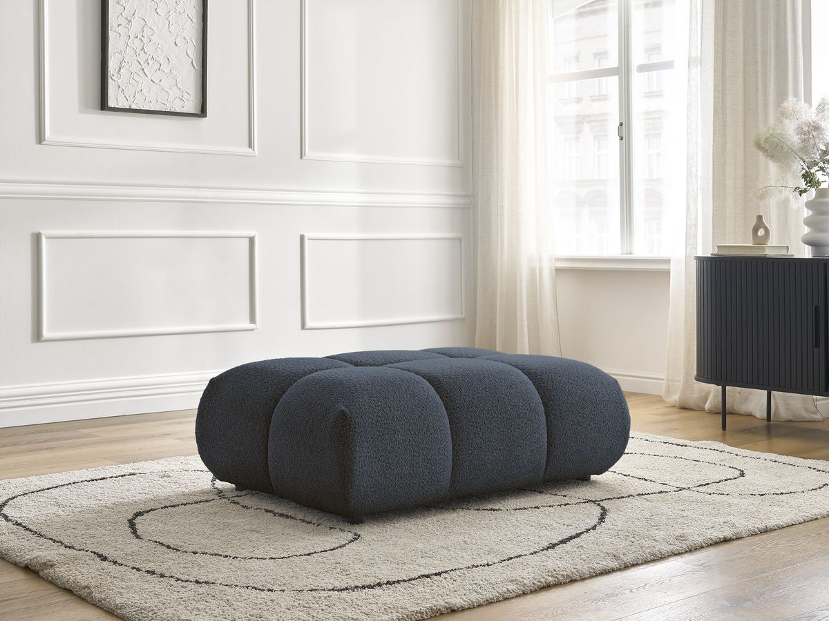 Pouf ALYA tissu bouclette