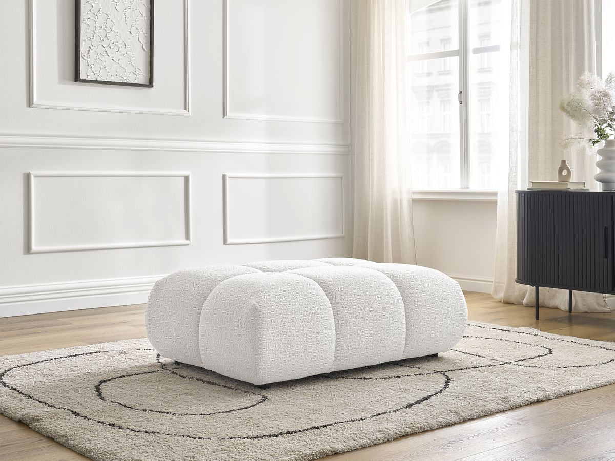 Pouf ALYA tissu bouclette