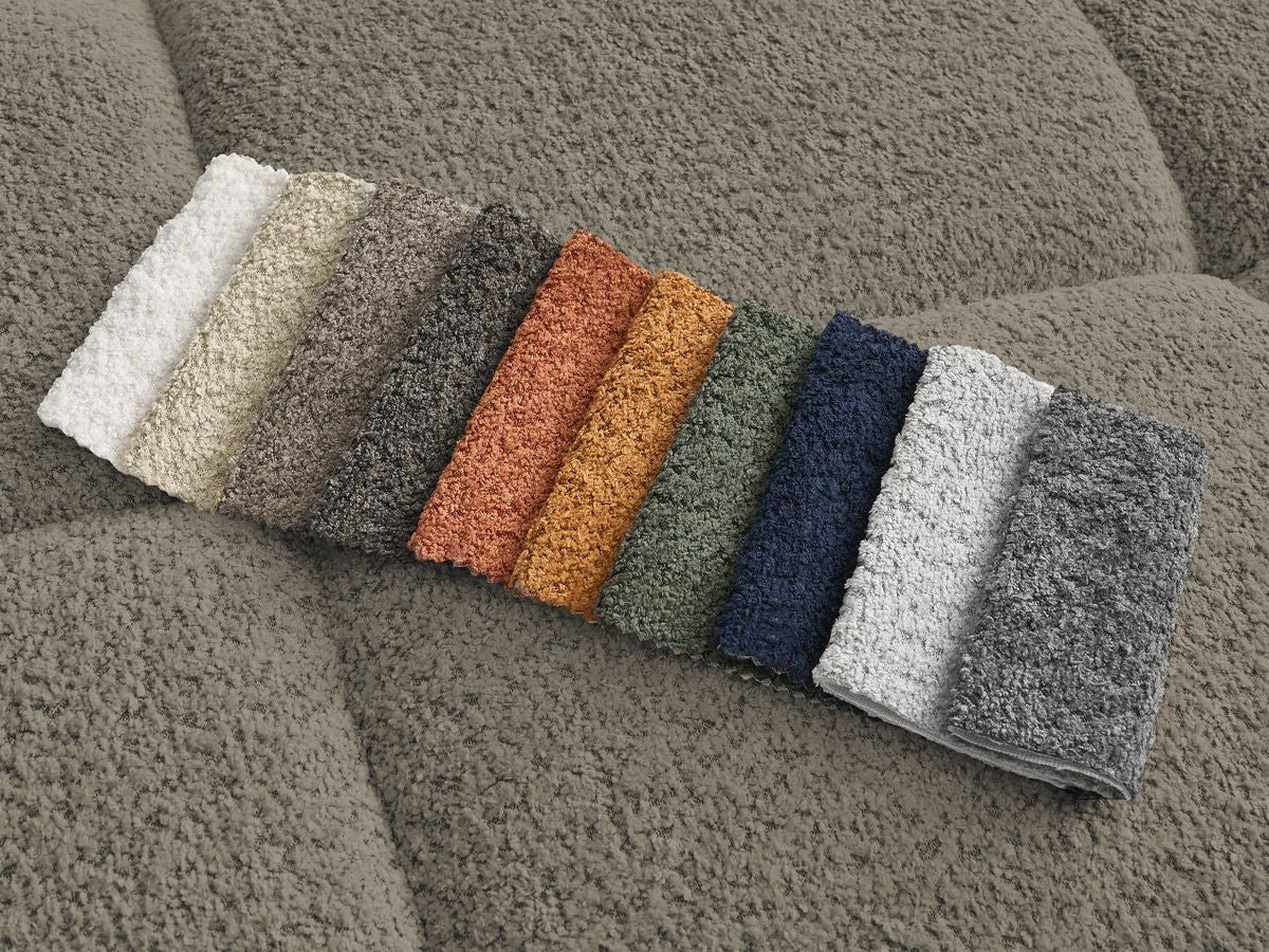 Pouf ALYA tissu bouclette
