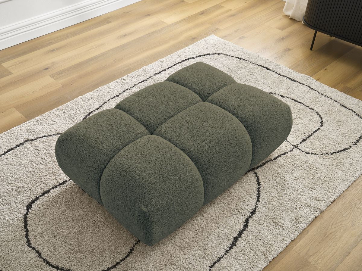 Pouf ALYA tissu bouclette