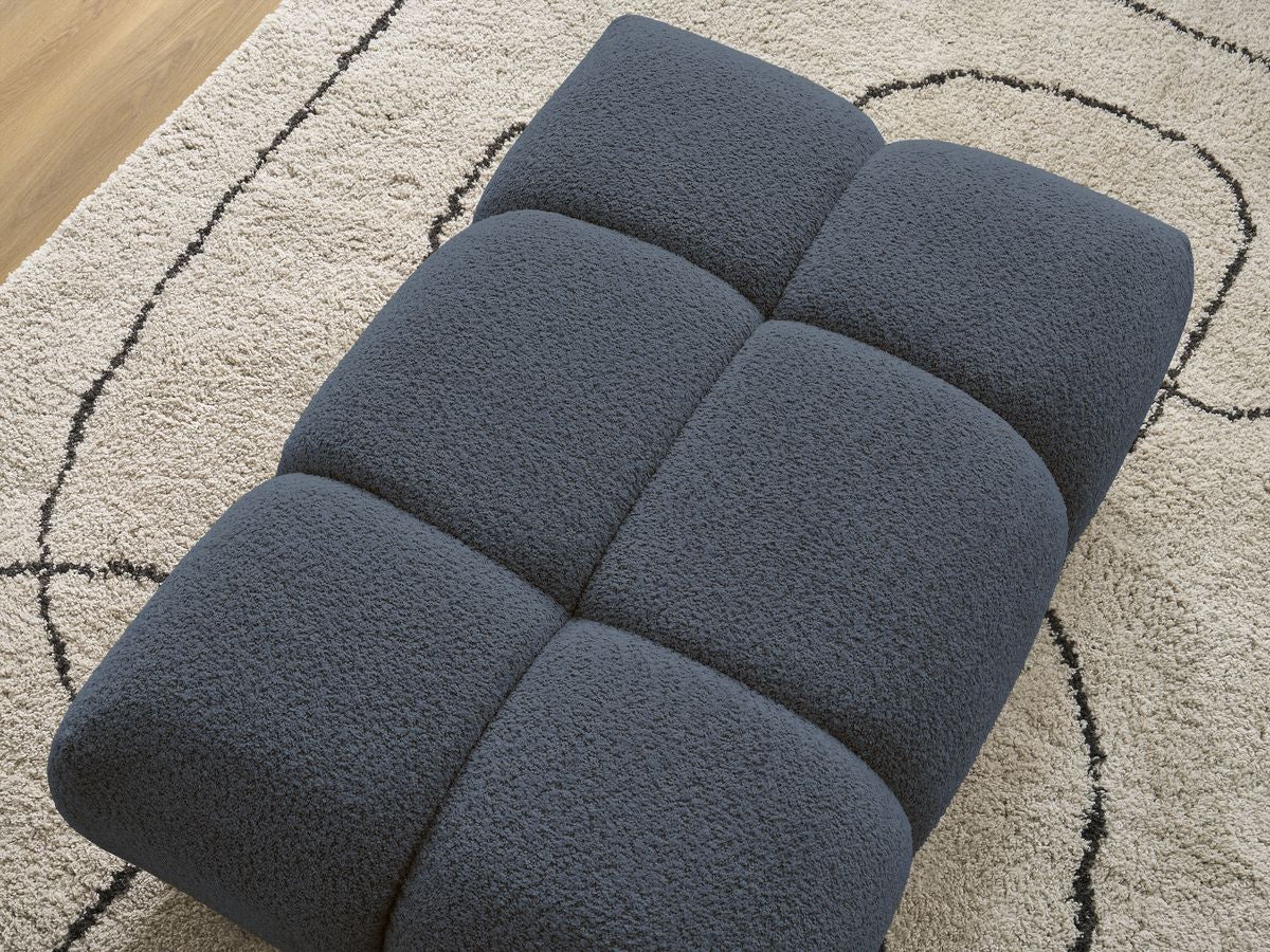 Pouf ALYA tissu bouclette