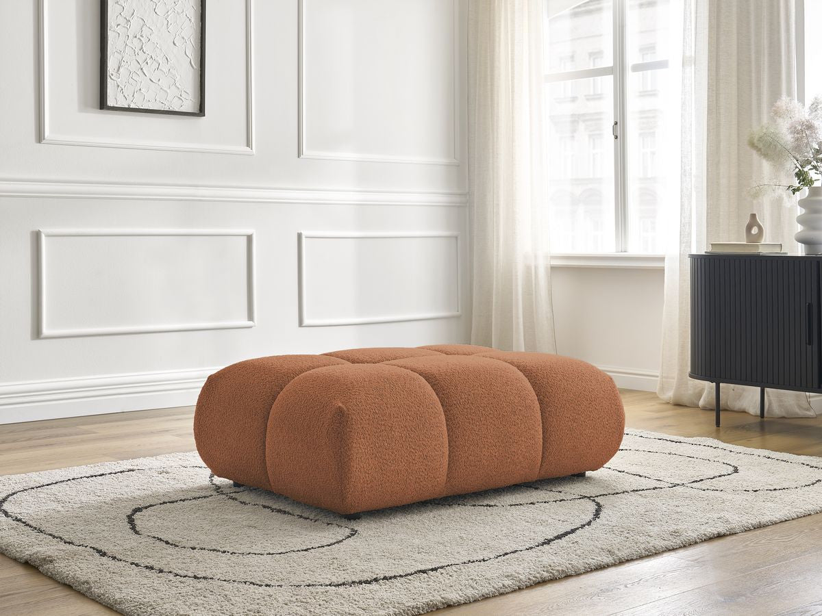 Pouf ALYA tissu bouclette