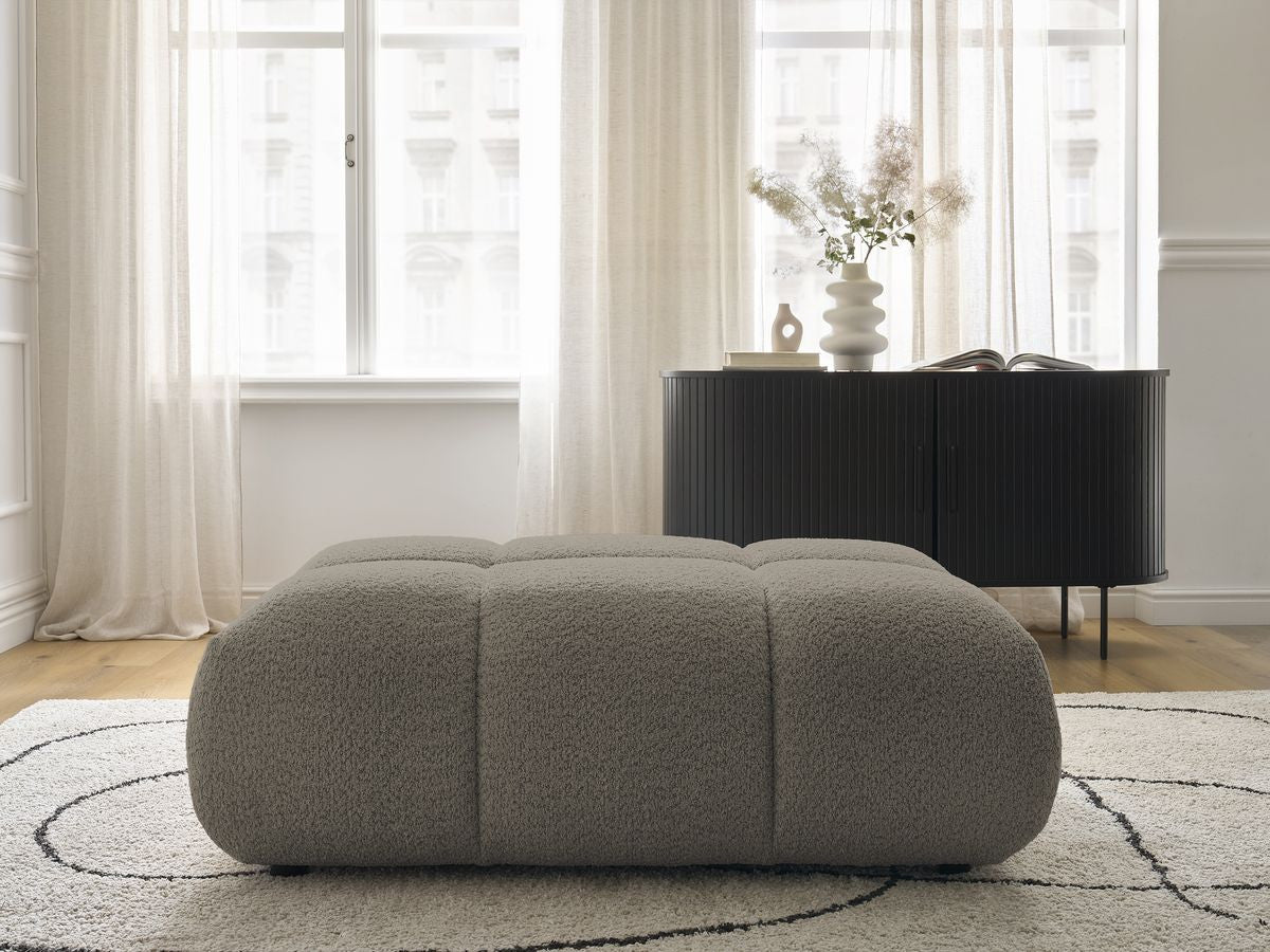 Pouf ALYA tissu bouclette