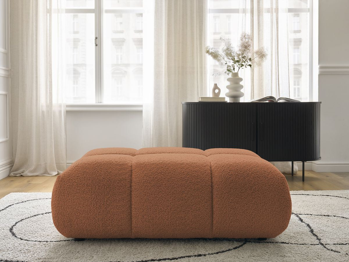 Pouf ALYA tissu bouclette