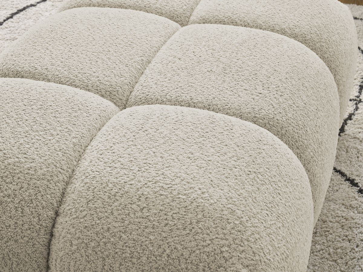 Pouf ALYA tissu bouclette