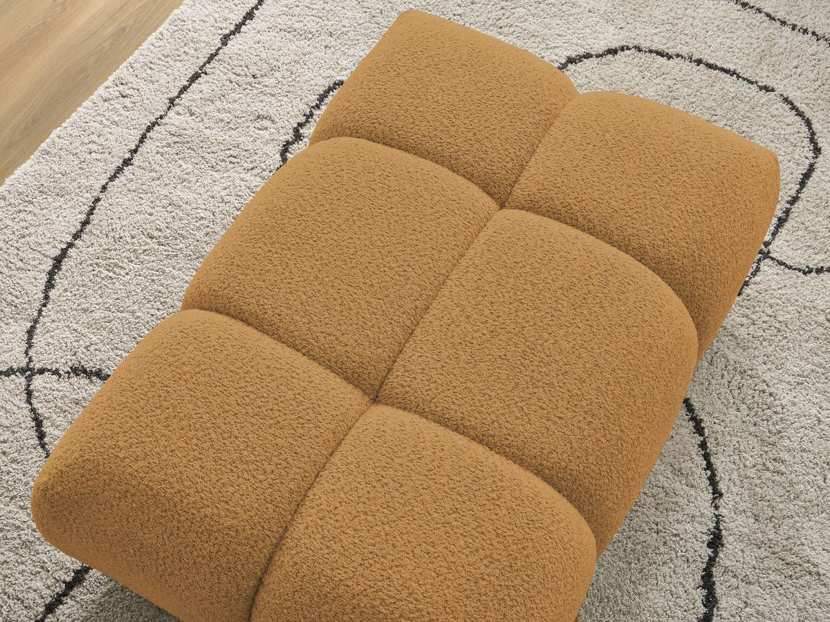 Pouf ALYA tissu bouclette