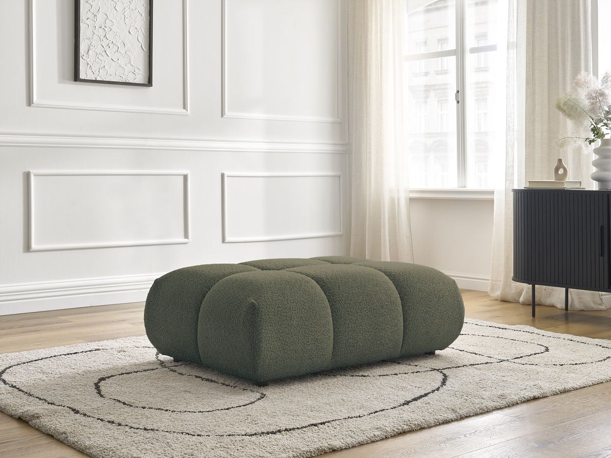 Pouf ALYA tissu bouclette