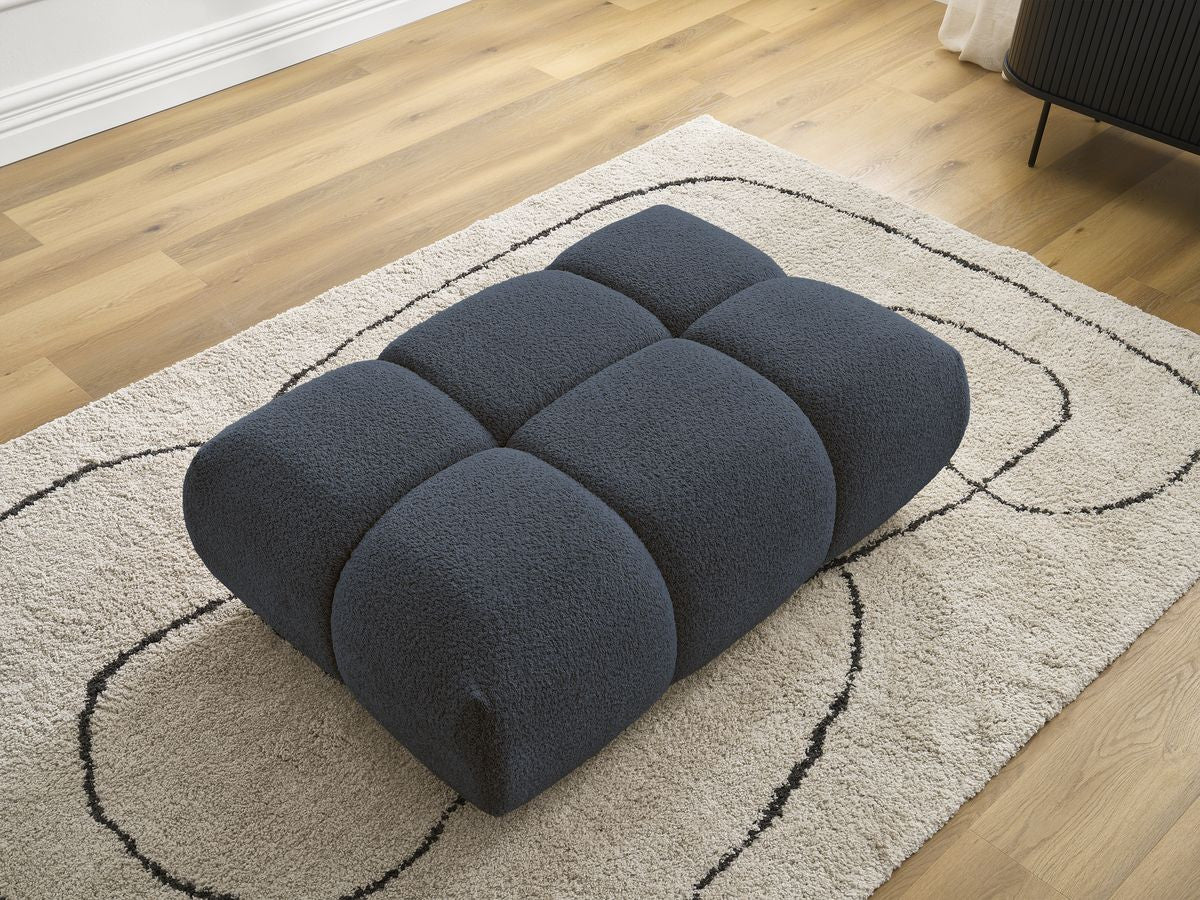 Pouf ALYA tissu bouclette