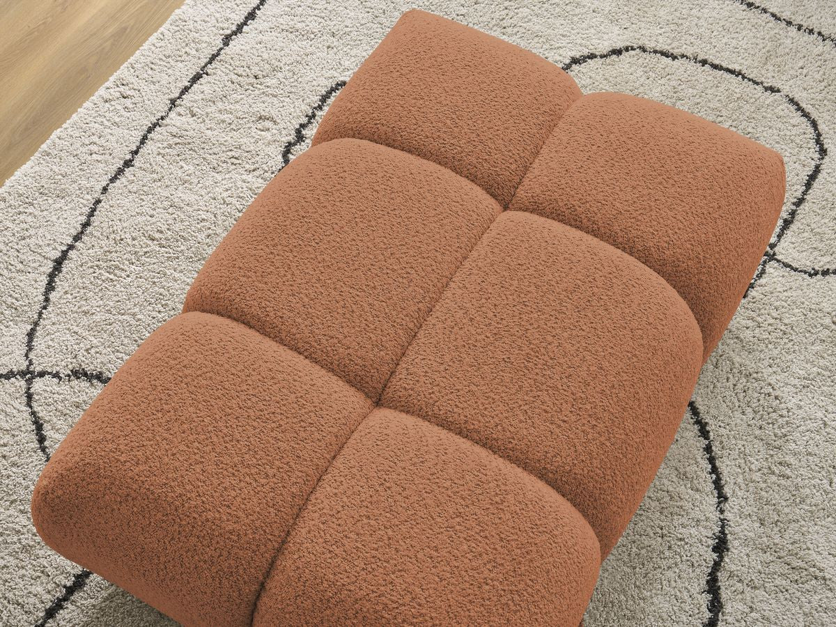 Pouf ALYA tissu bouclette