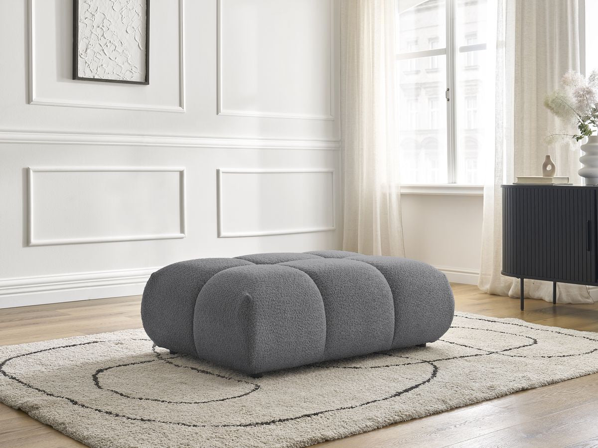Pouf ALYA tissu bouclette