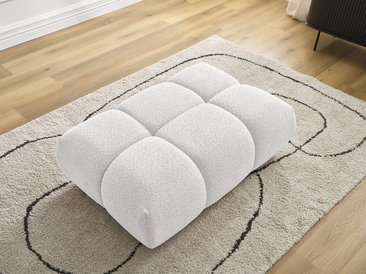 Pouf ALYA tissu bouclette