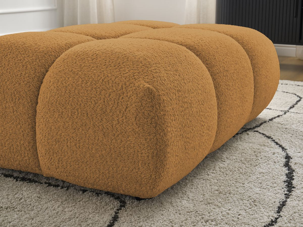 Pouf ALYA tissu bouclette