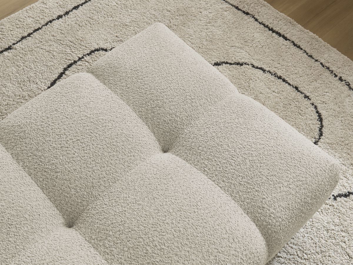 Pouf ANAKIN tissu bouclette