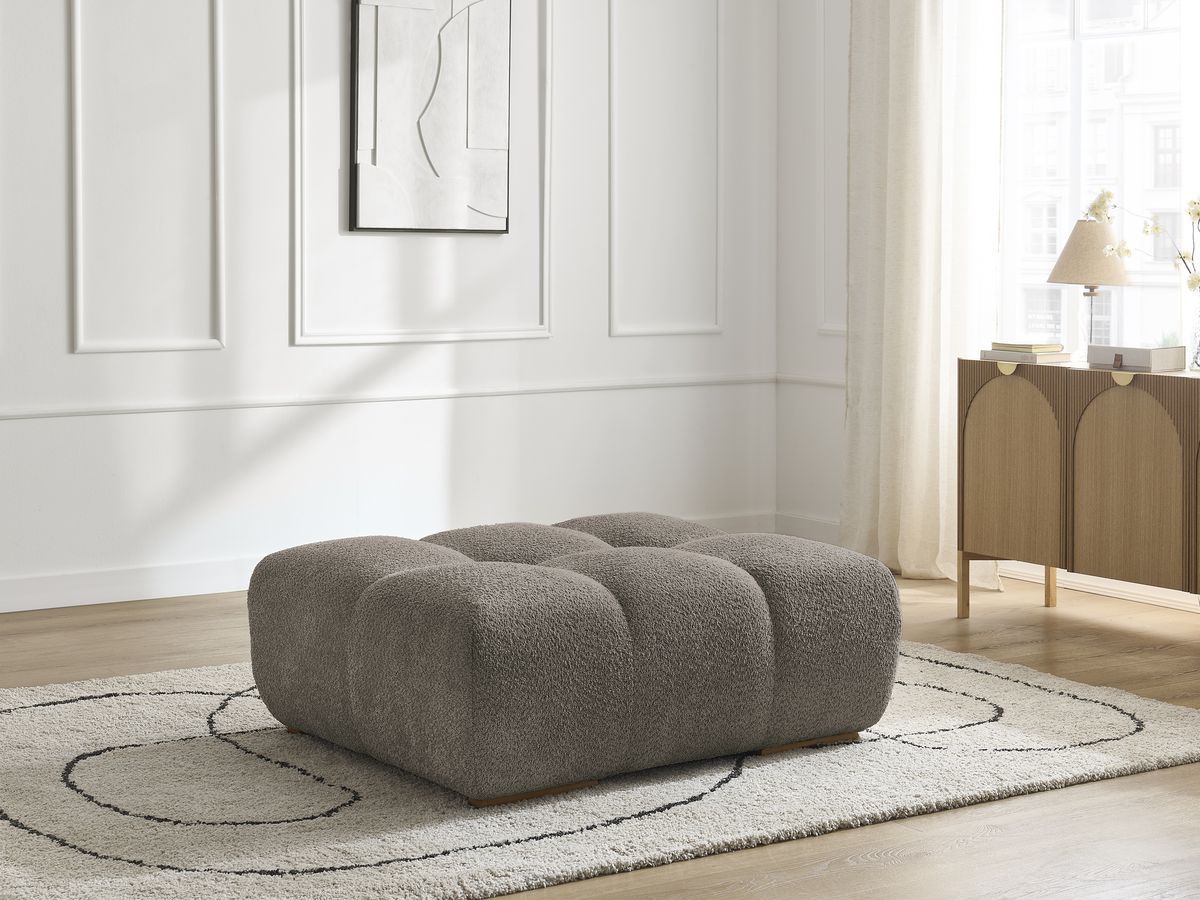 Pouf ANAKIN tissu bouclette
