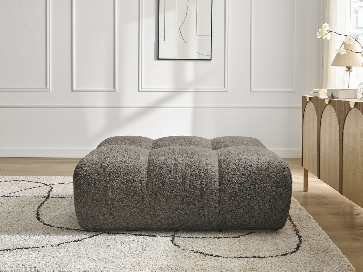 Pouf ANAKIN tissu bouclette