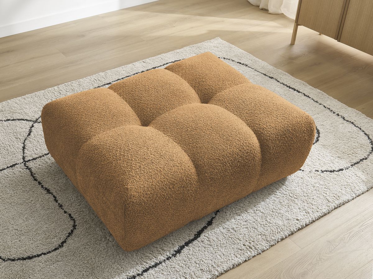 Pouf ANAKIN tissu bouclette
