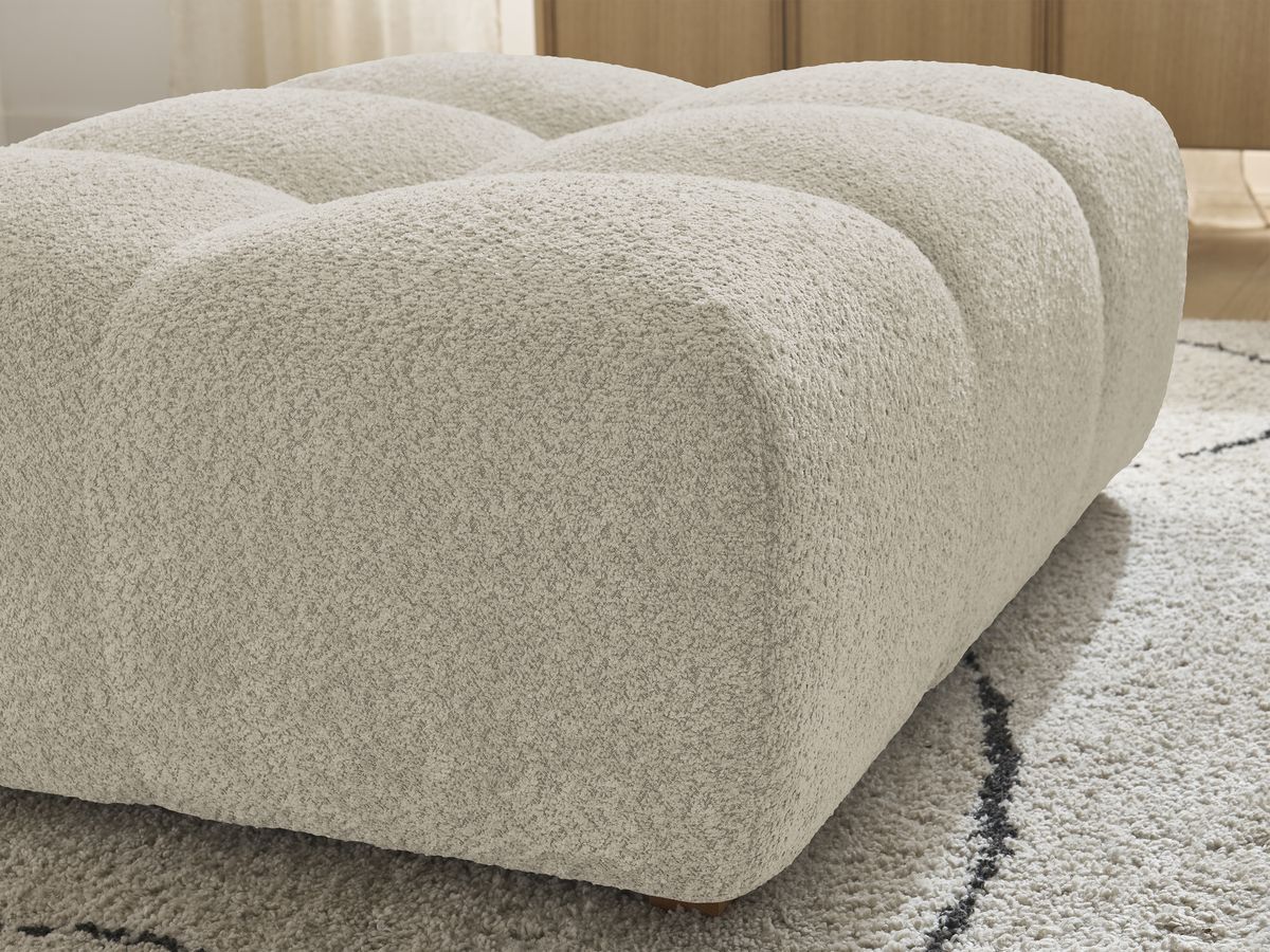 Pouf ANAKIN tissu bouclette