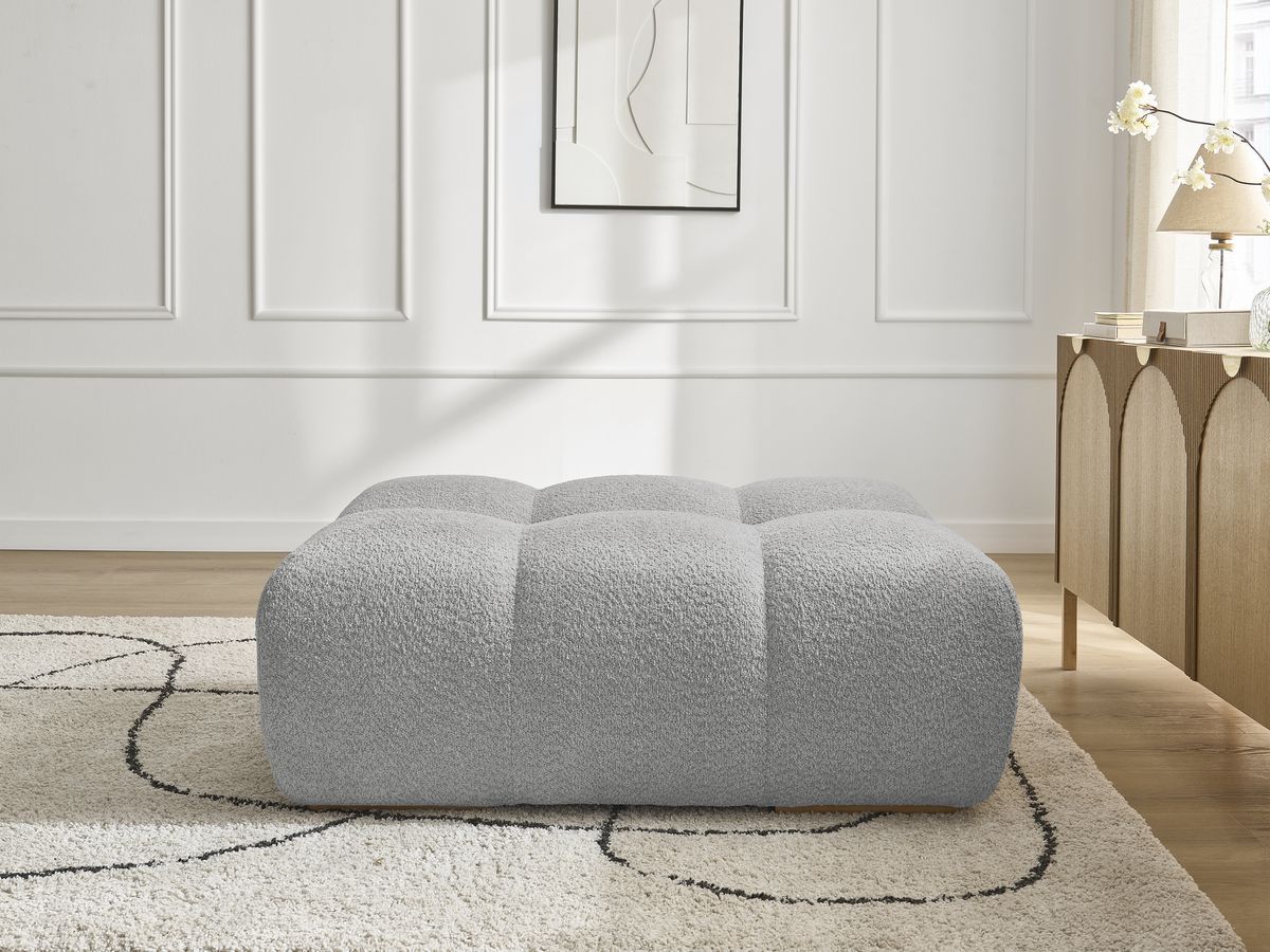 Pouf ANAKIN tissu bouclette