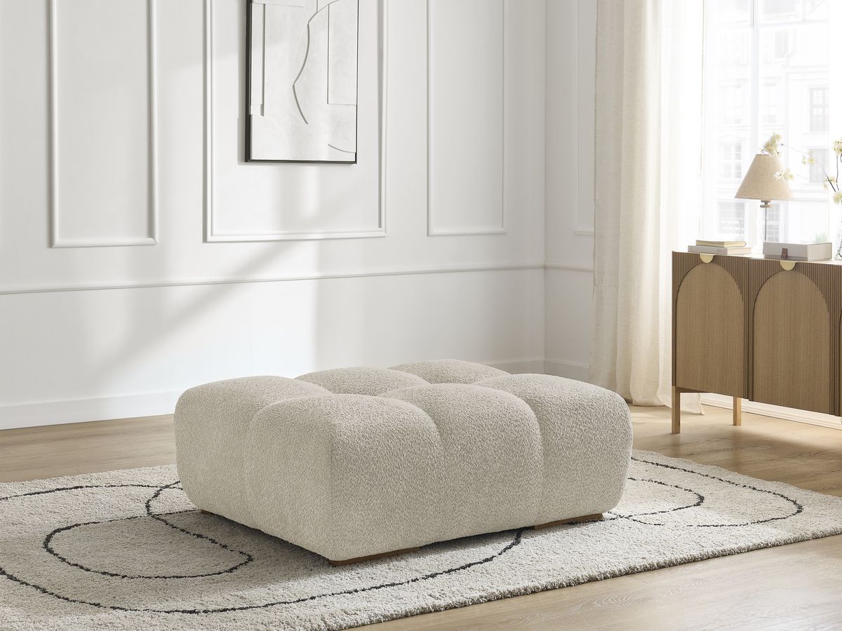 Pouf ANAKIN tissu bouclette