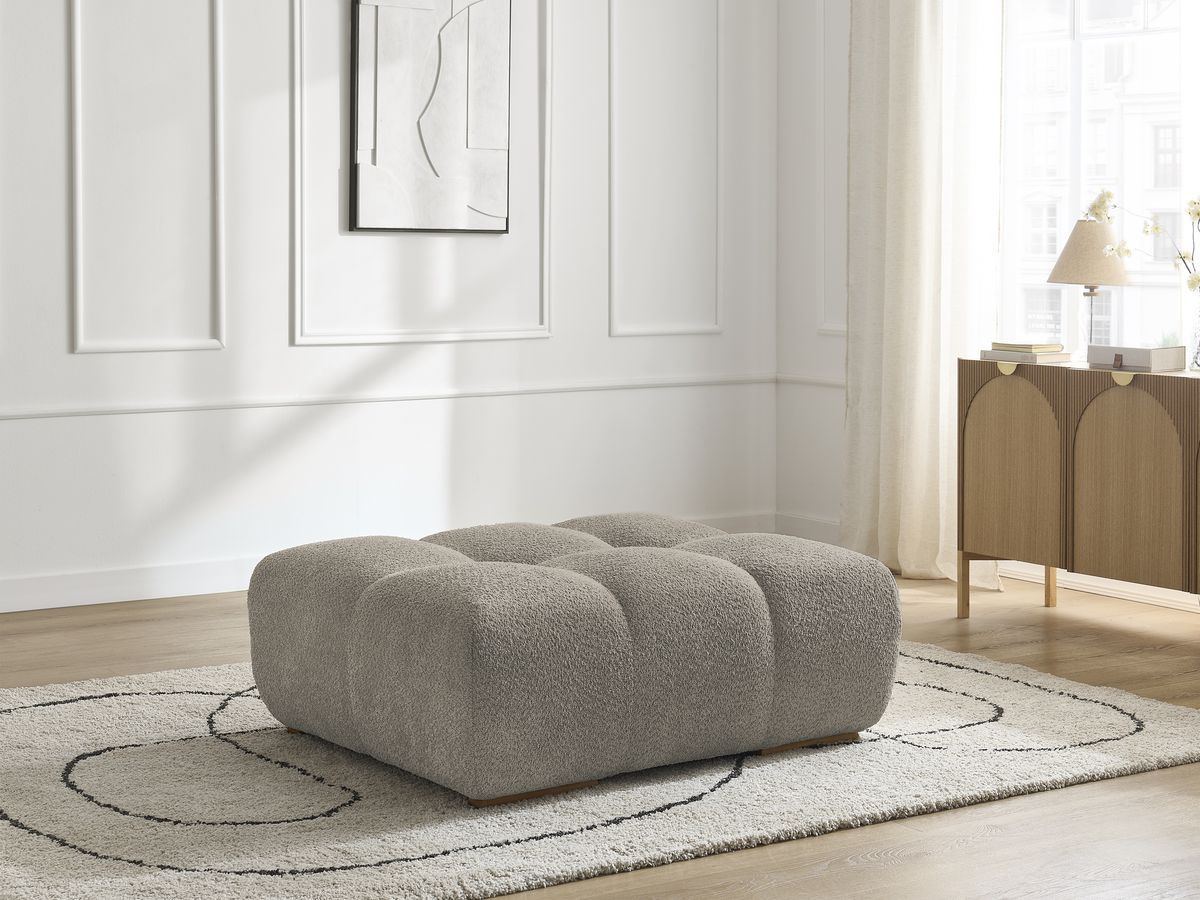 Pouf ANAKIN tissu bouclette