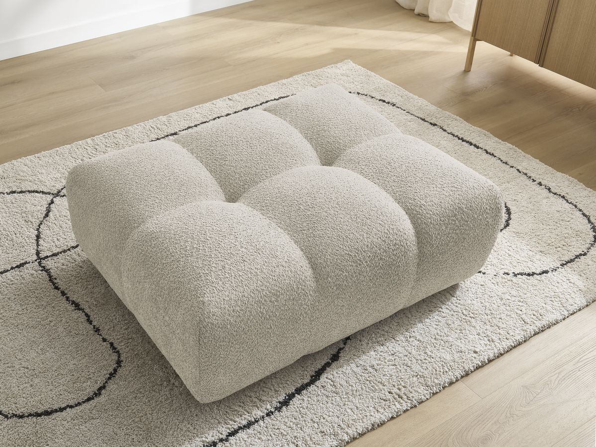 Pouf ANAKIN tissu bouclette