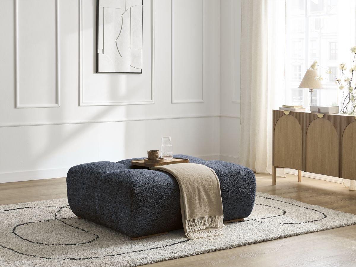 Pouf ANAKIN tissu bouclette