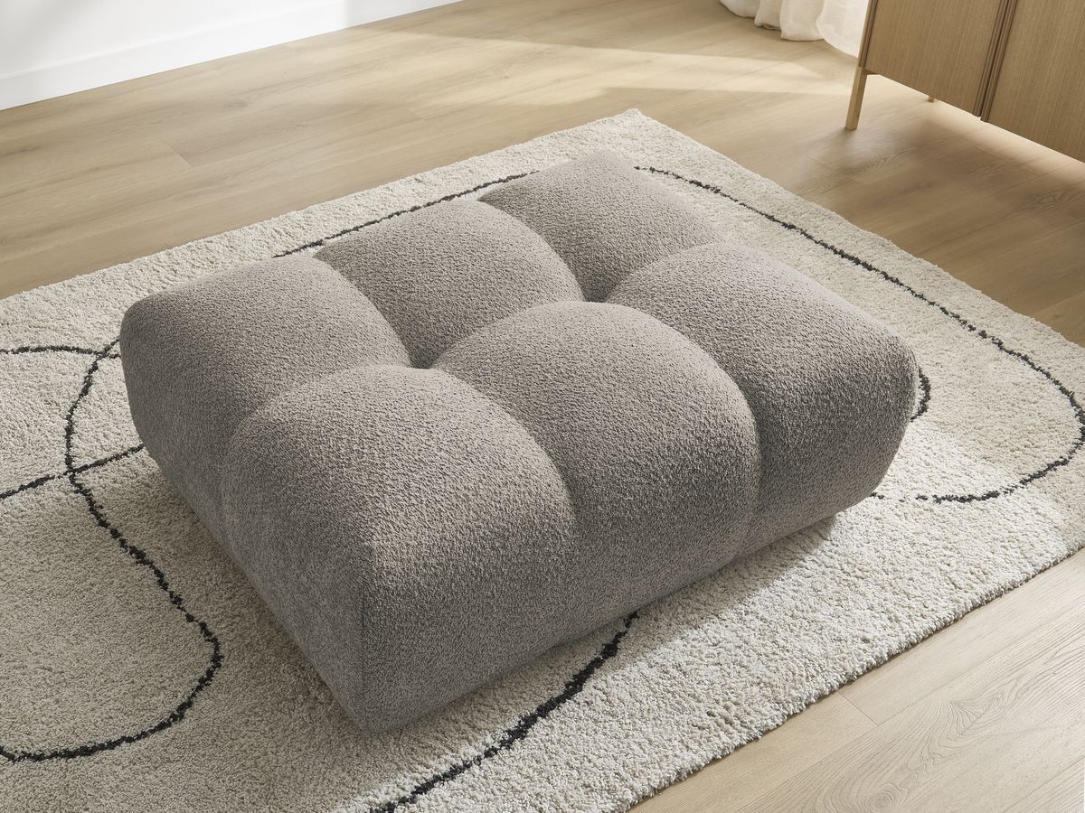 Pouf ANAKIN tissu bouclette