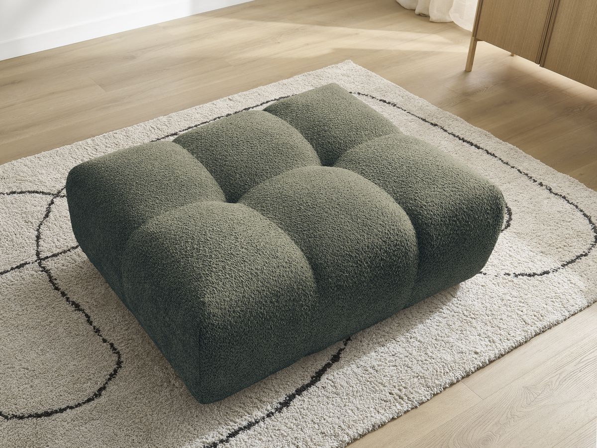 Pouf ANAKIN tissu bouclette