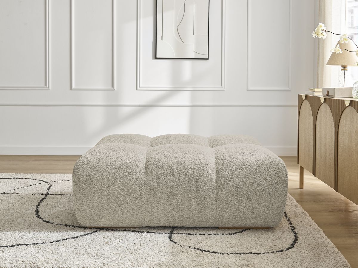 Pouf ANAKIN tissu bouclette