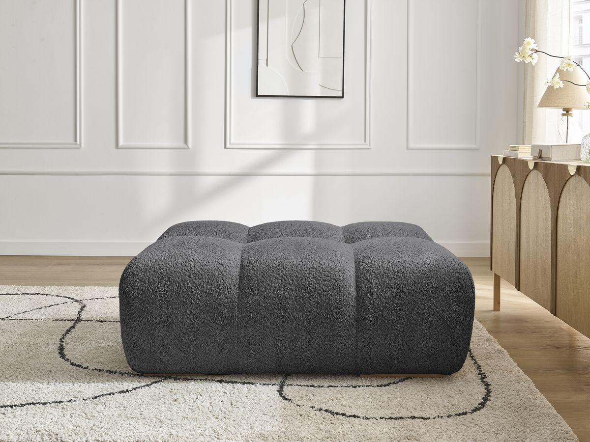 Pouf ANAKIN tissu bouclette