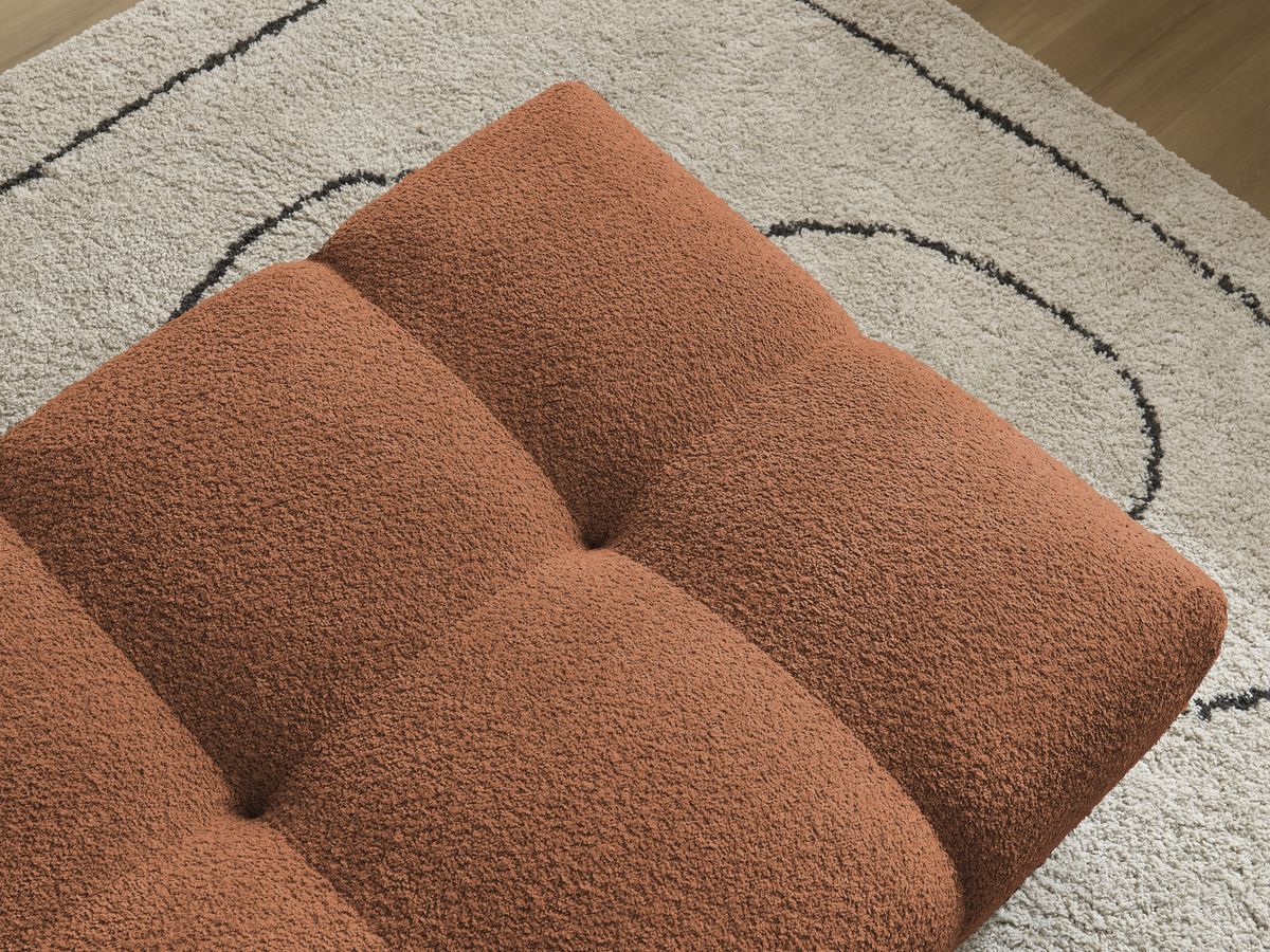 Pouf ANAKIN tissu bouclette