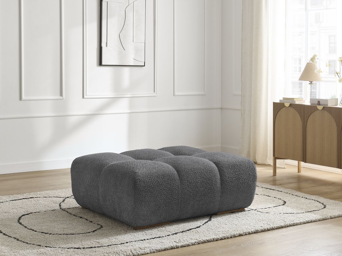 Pouf ANAKIN tissu bouclette