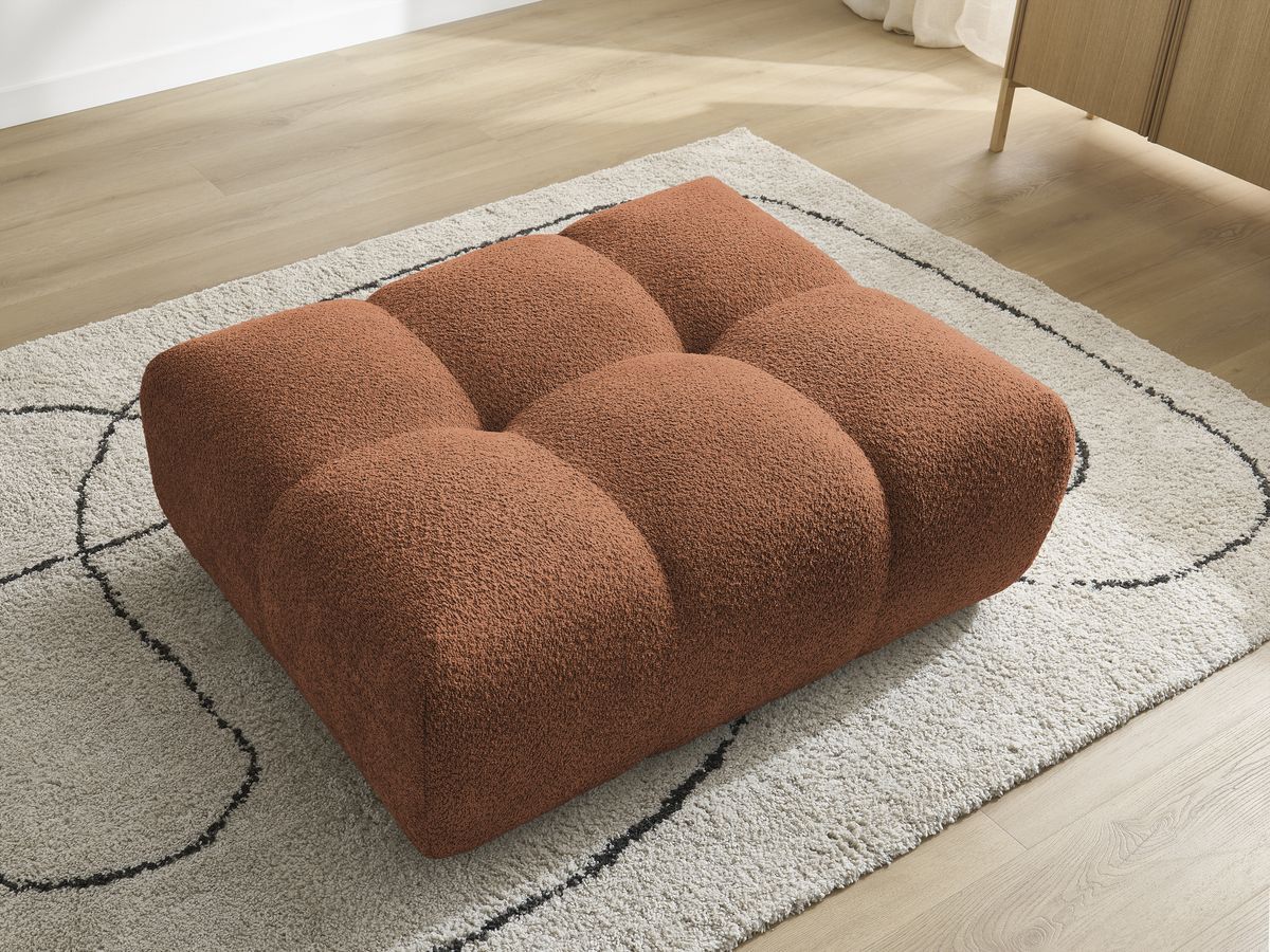 Pouf ANAKIN tissu bouclette