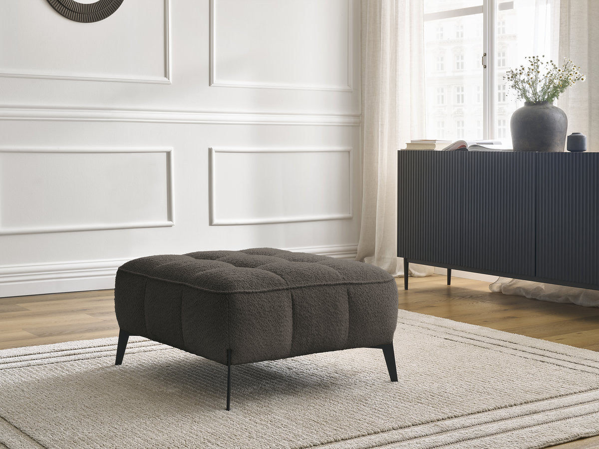 Pouf ANIS tissu bouclette