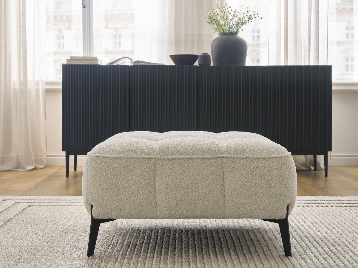 Pouf ANIS tissu bouclette