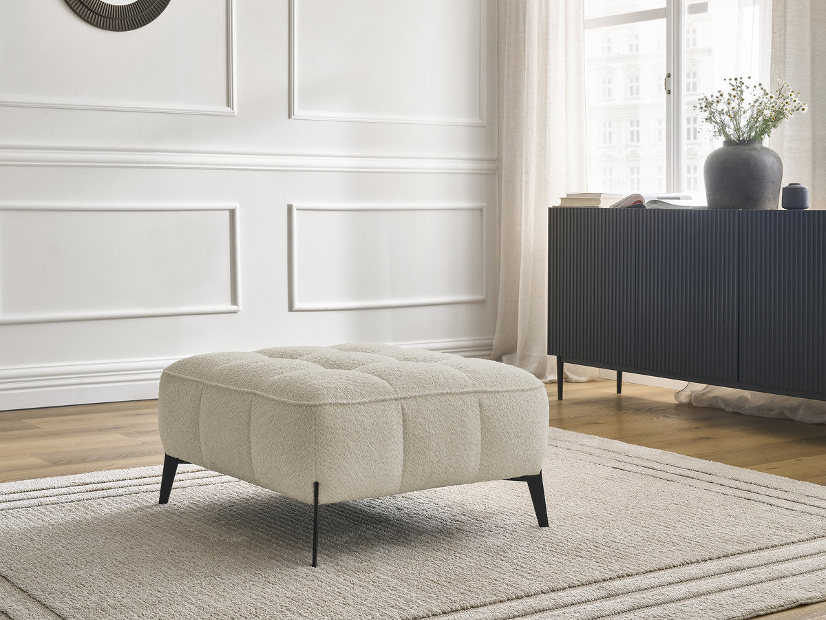 Pouf ANIS tissu bouclette