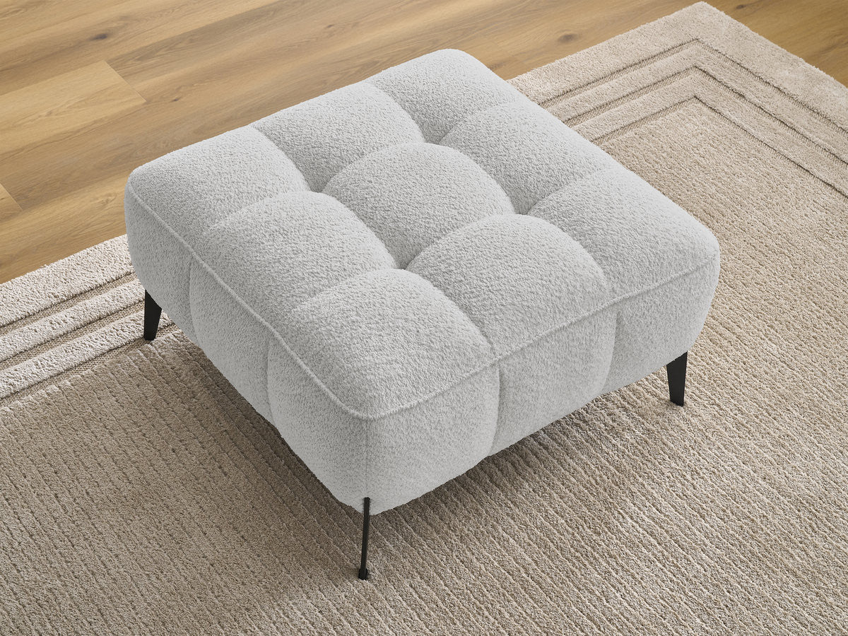 Pouf ANIS tissu bouclette