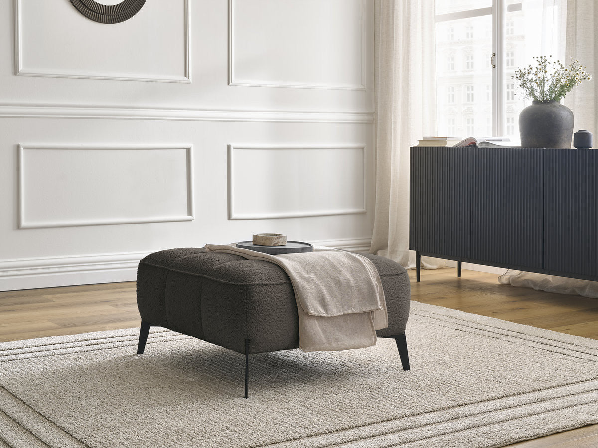 Pouf ANIS tissu bouclette