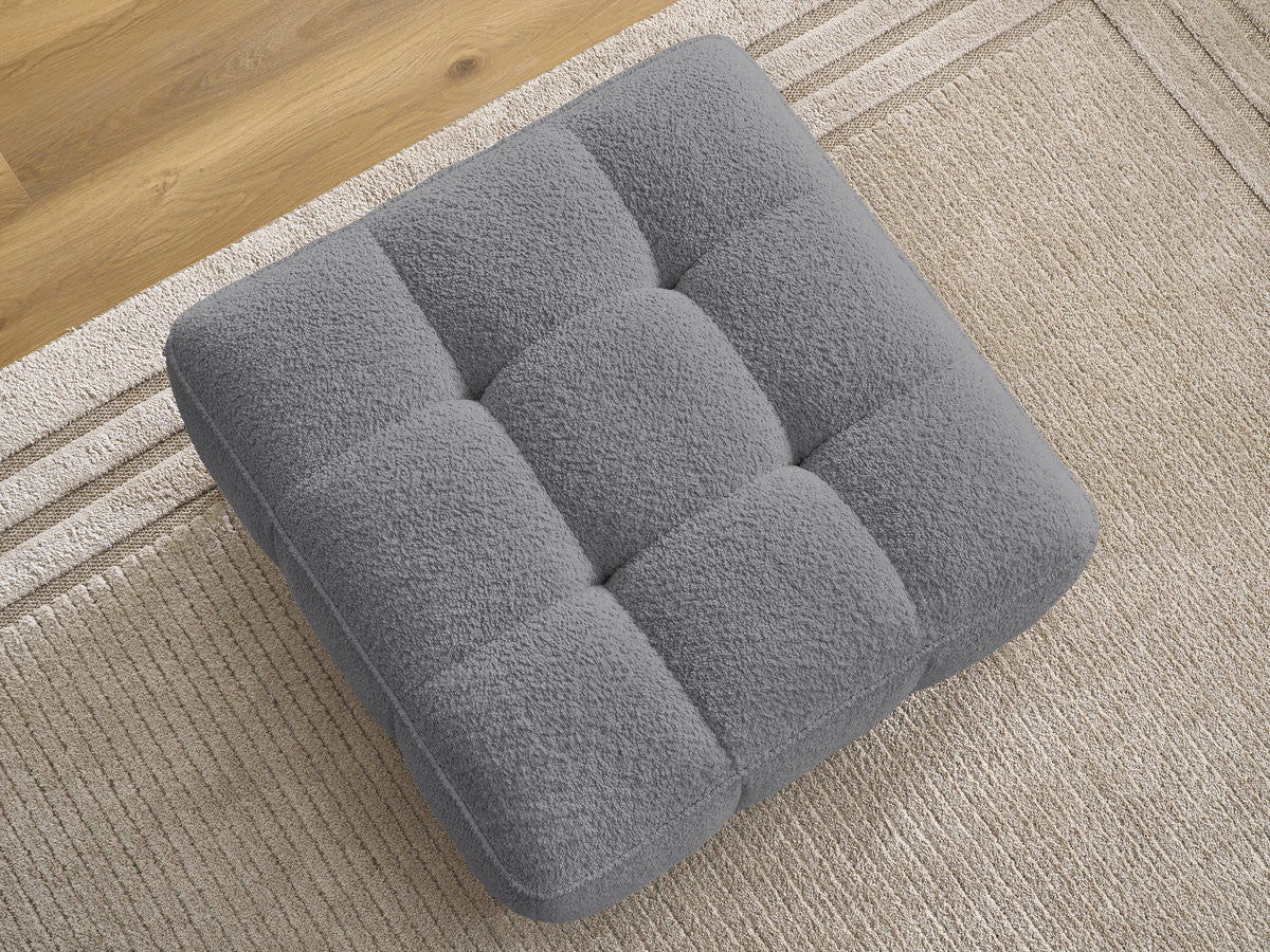 Pouf ANIS tissu bouclette