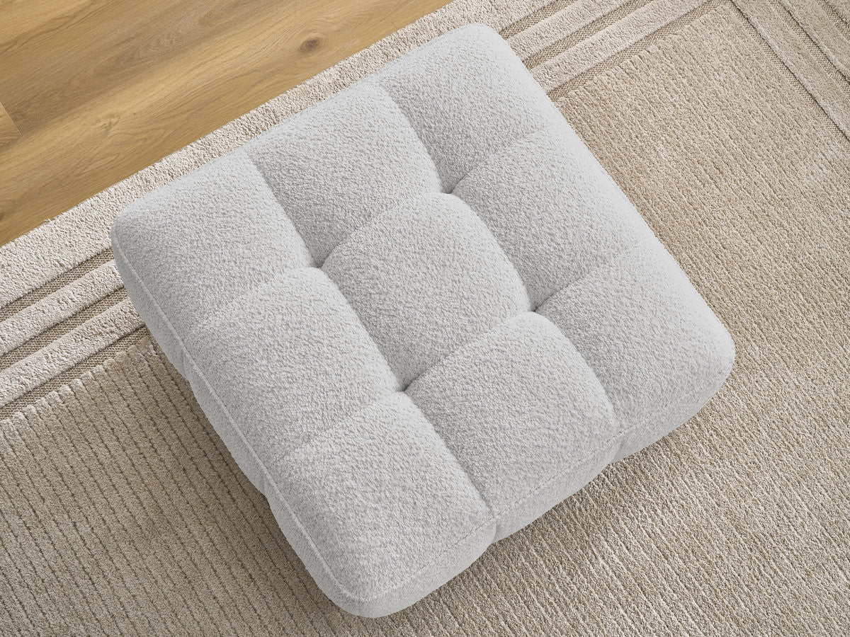 Pouf ANIS tissu bouclette