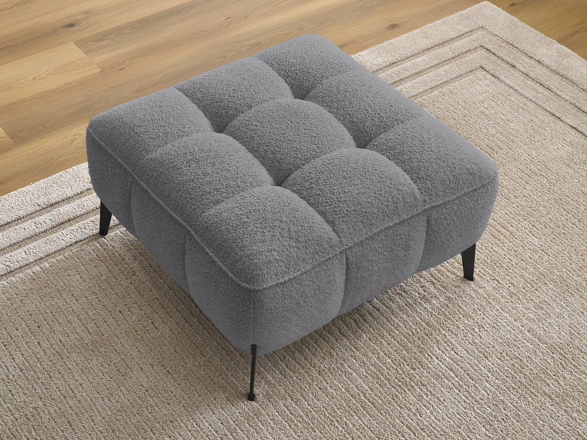 Pouf ANIS tissu bouclette