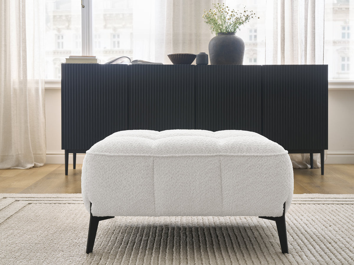 Pouf ANIS tissu bouclette