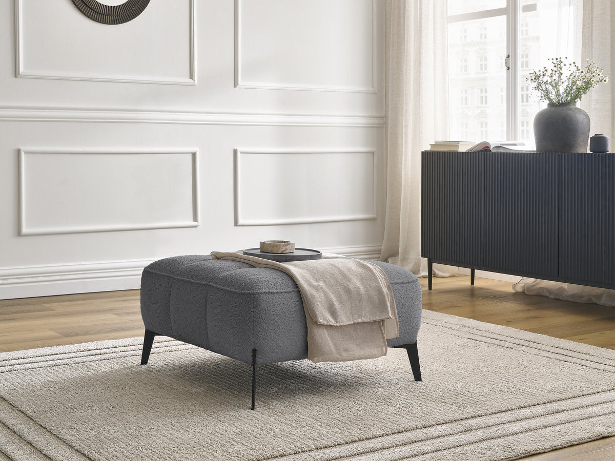 Pouf ANIS tissu bouclette
