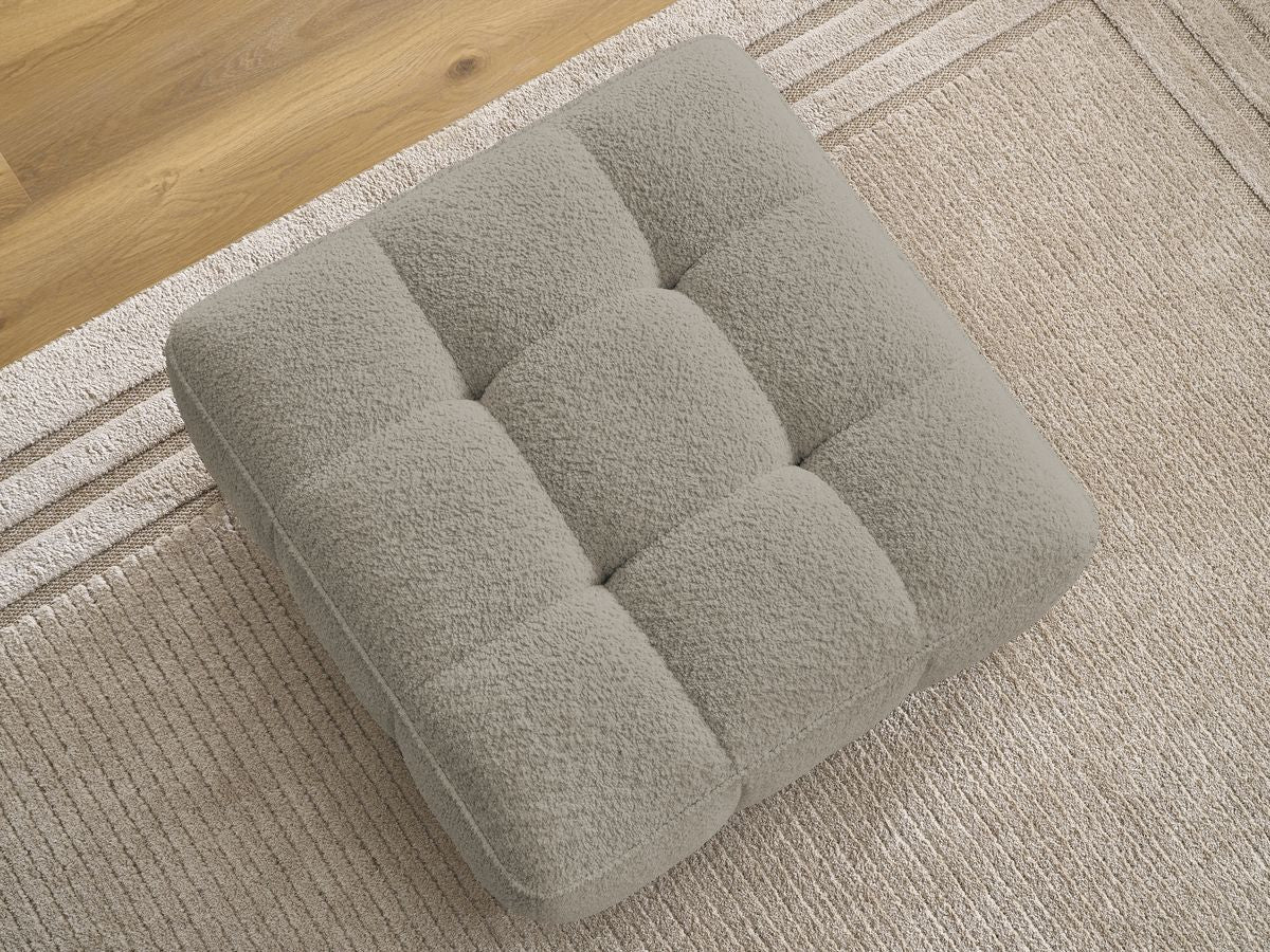 Pouf ANIS tissu bouclette
