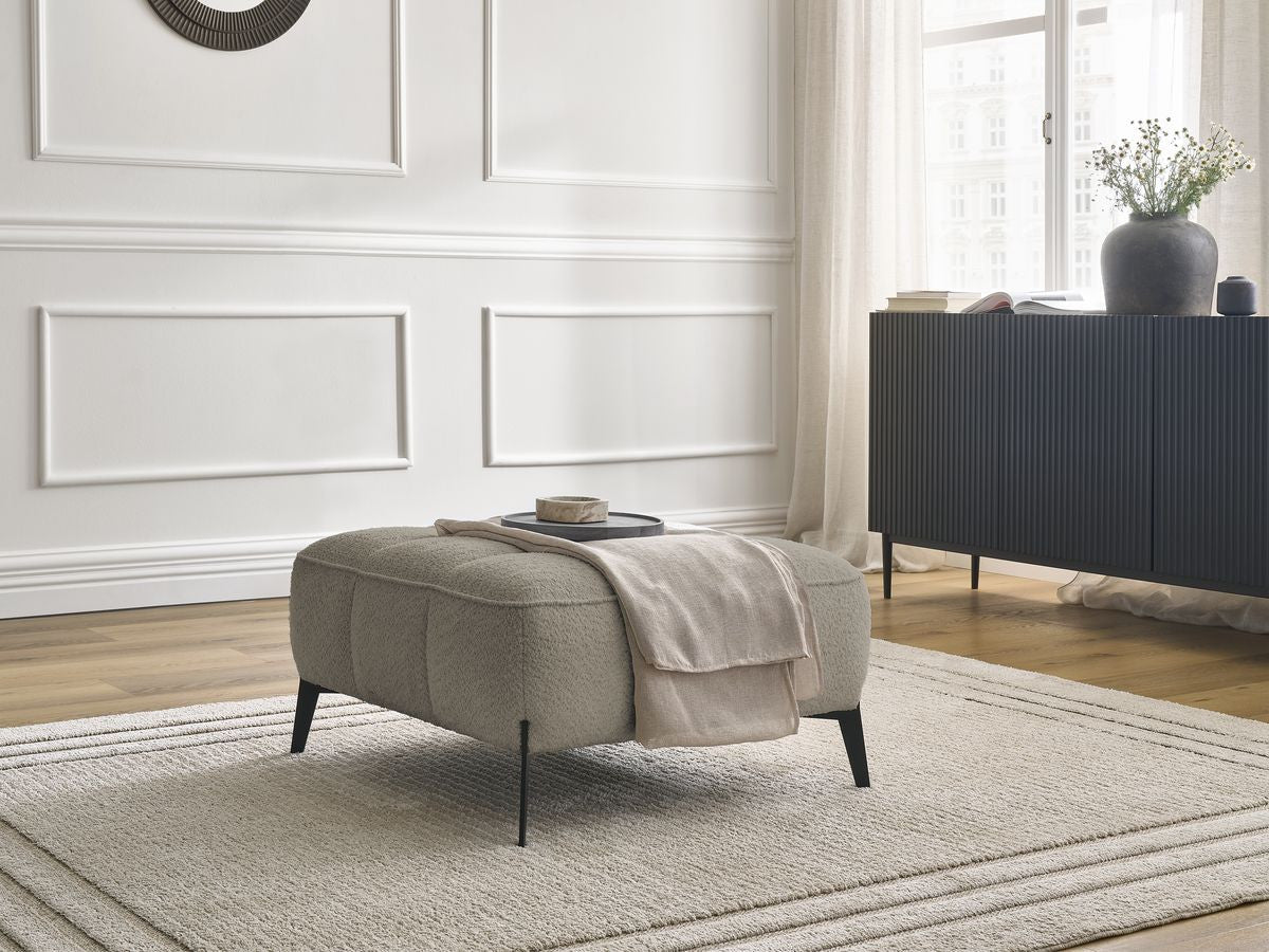 Pouf ANIS tissu bouclette