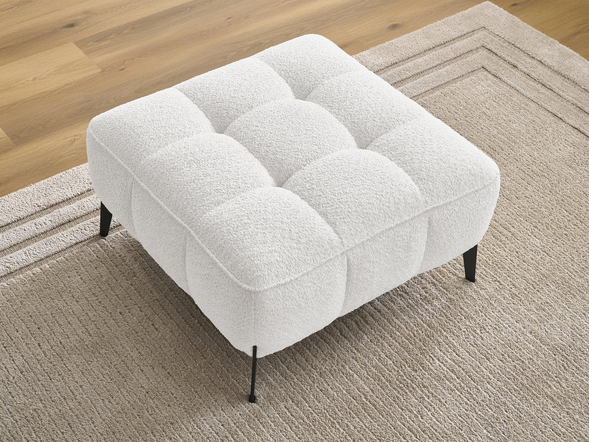 Pouf ANIS tissu bouclette
