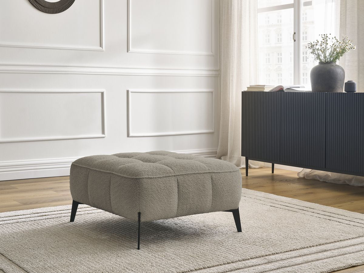 Pouf ANIS tissu bouclette