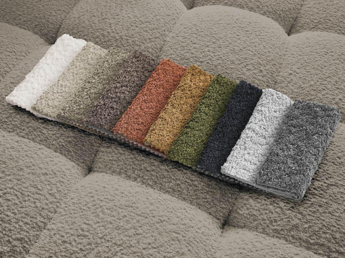 Pouf ANIS tissu bouclette