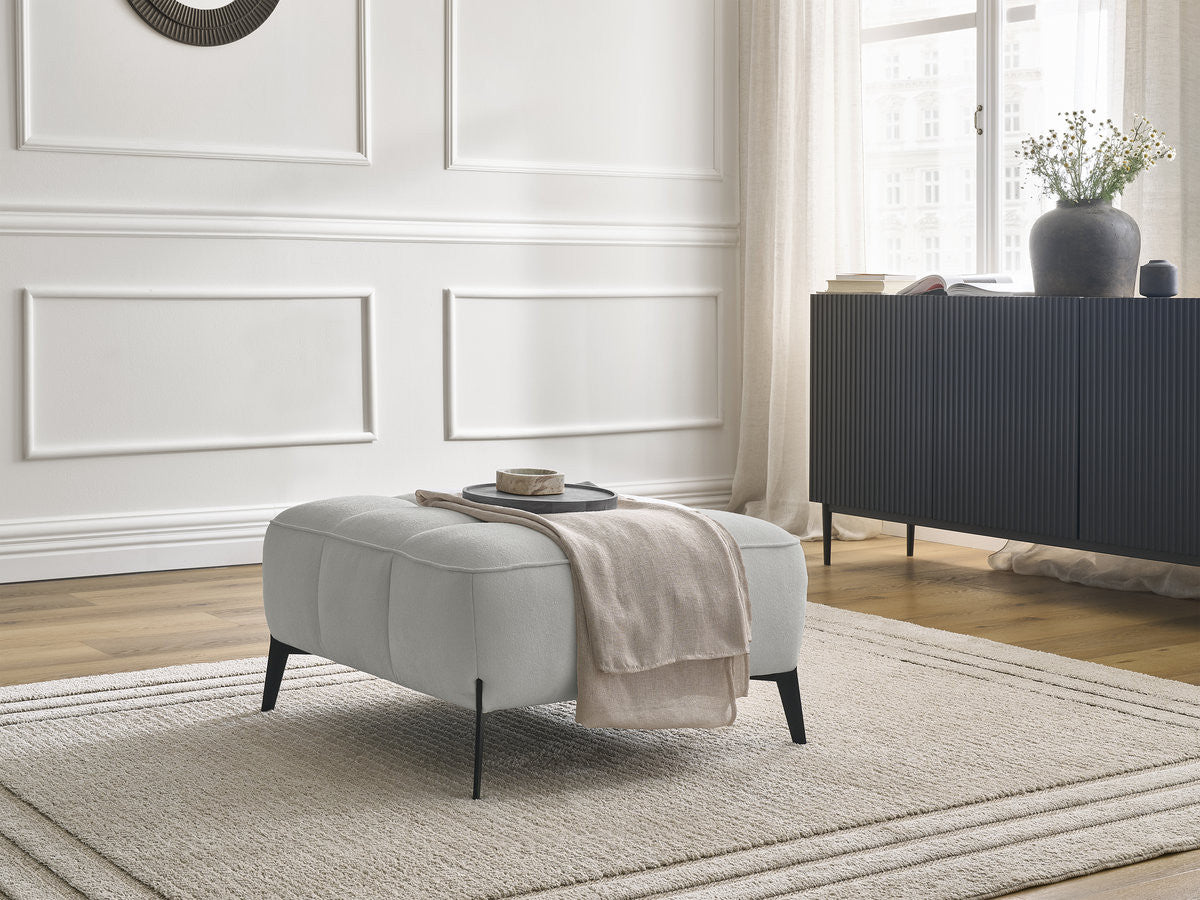 Pouf ANIS tissu texturé