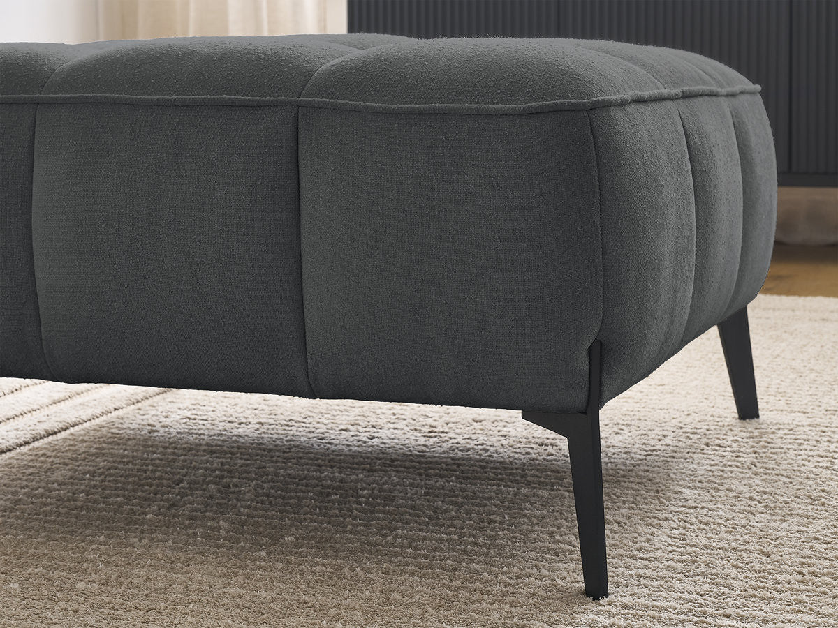Pouf ANIS tissu texturé